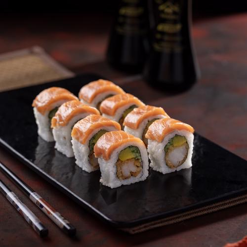 Shrimp Salmon Roll🍣