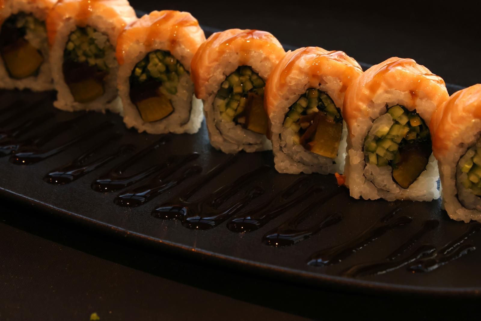 Grilled Salmon Roll