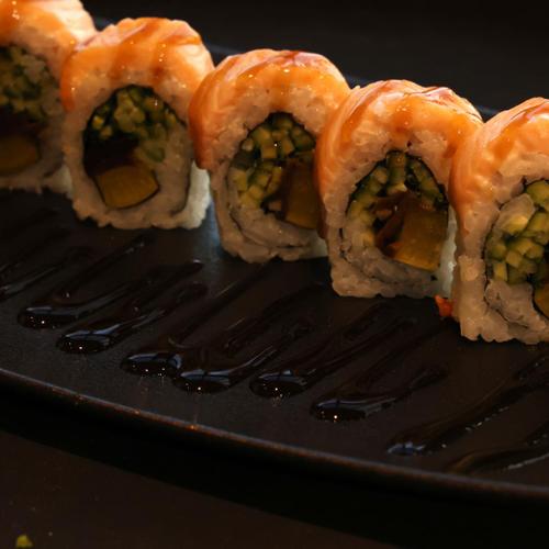 Grilled Salmon Roll